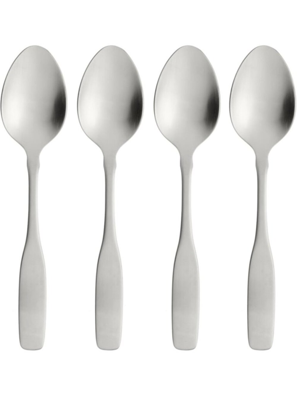 Set of 4 Iced Tea Spoons - Elegant Stainless Steel Flatware for Entertaining
